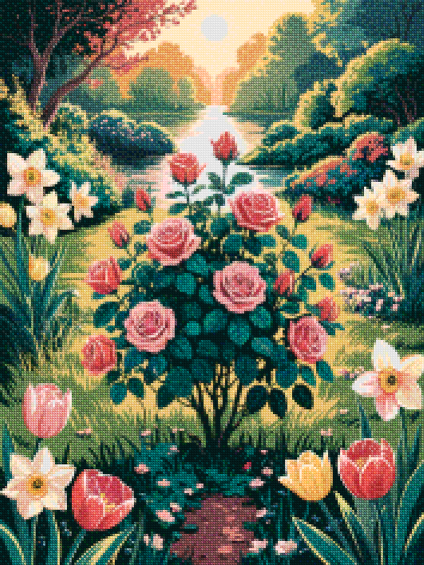 Diamantmalerei Blumen