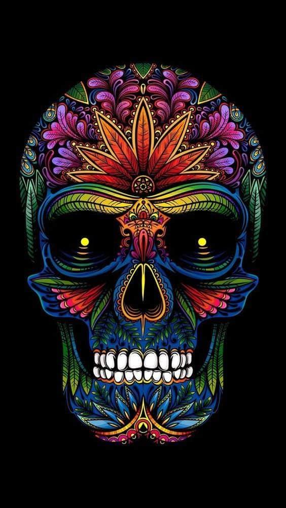 Diamantmalerei Bunter Totenkopf - SEOS Shop ®