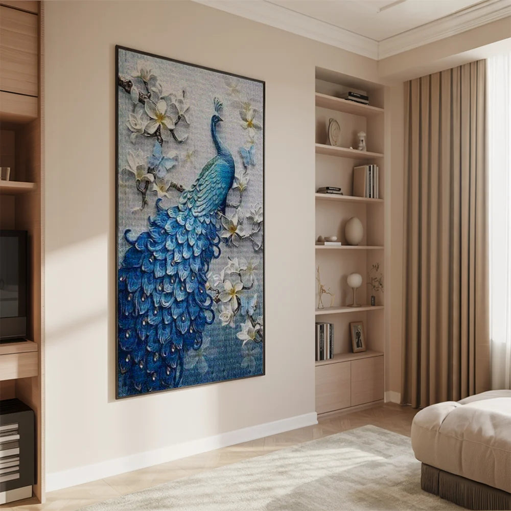 Blauer Pfau | Große Größe - SEOS Shop ®