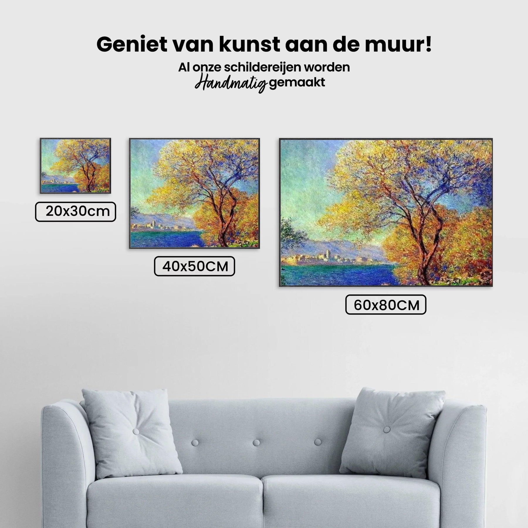Diamond Painting Antibes von den Salis-Gärten aus gesehen - SEOS Shop ®