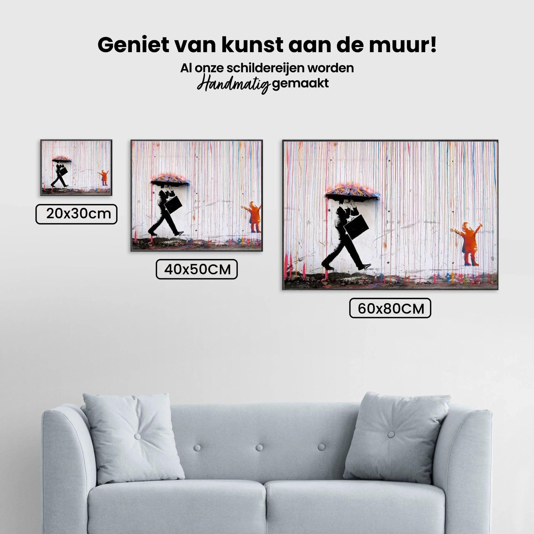 Diamond Painting Banksy – Regen der Farben - SEOS Shop ®