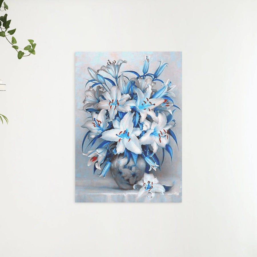 Diamantmalerei Blaue Blumen - SEOS Shop ®