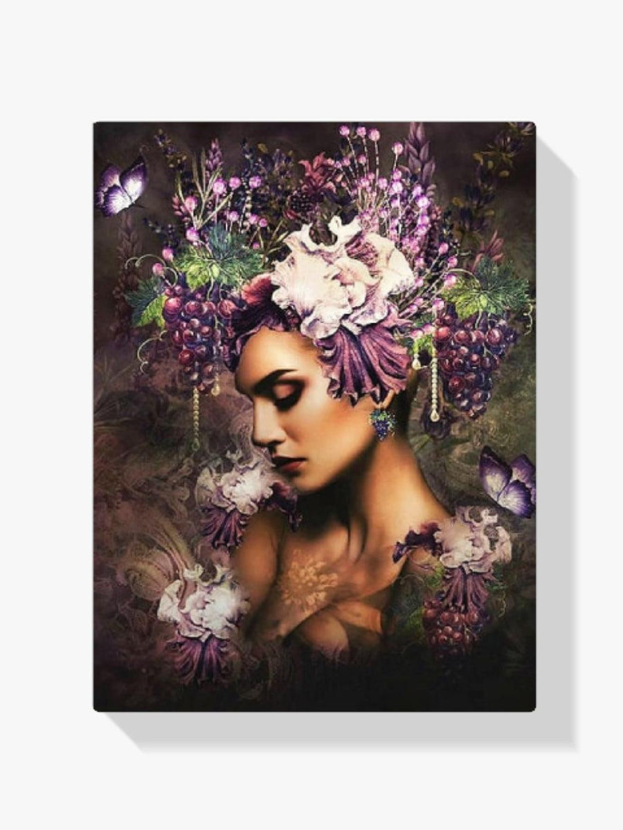 Diamantmalerei Traubenfrauen mit Schmetterling - SEOS Shop ®