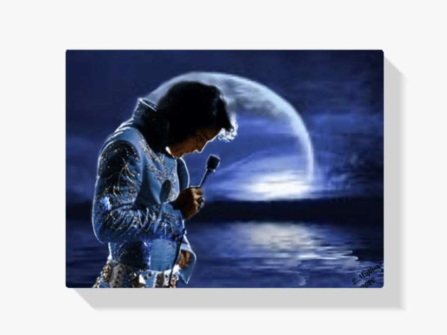 Diamantmalerei Elvis Presley am Abend - SEOS Shop ®