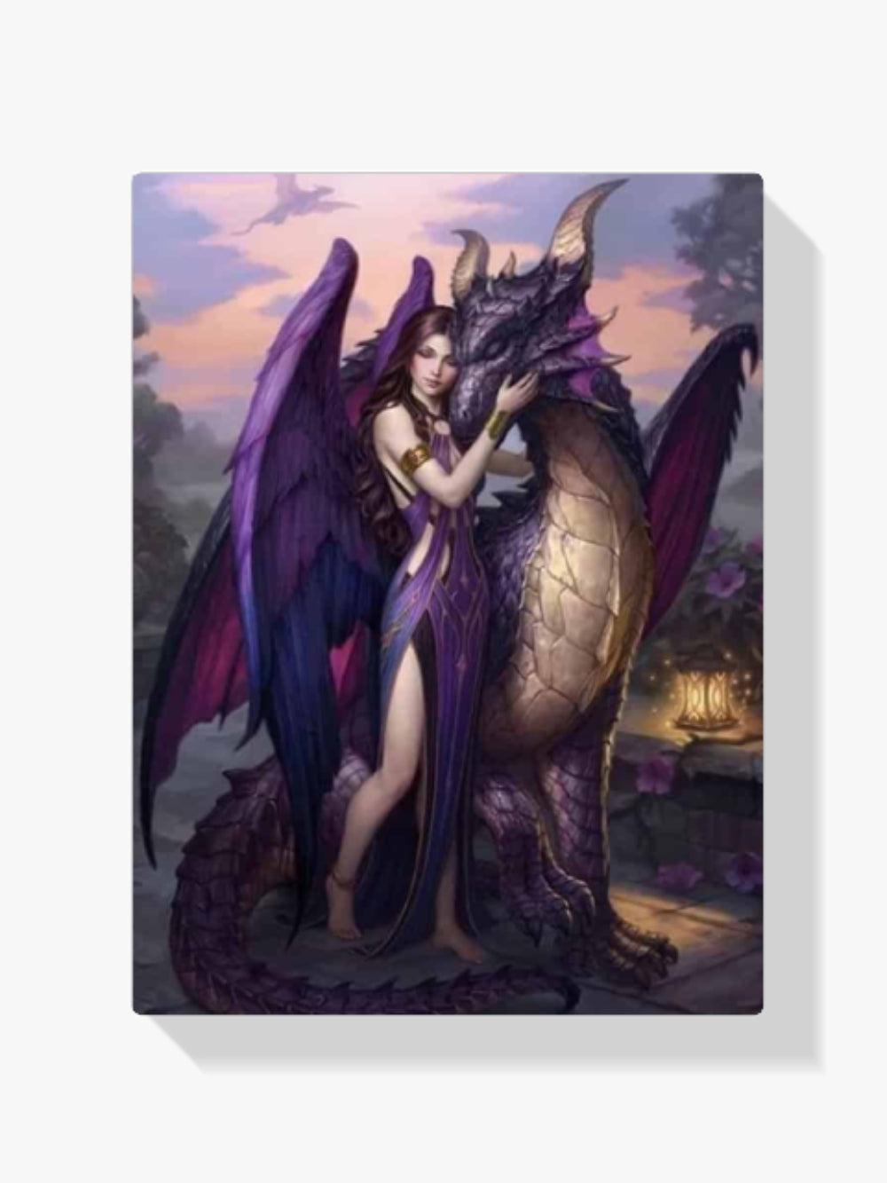 Diamantmalerei Fee mit Drache - SEOS Shop ®