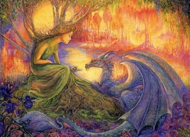 Diamantmalerei Fee trifft Drache - SEOS Shop ®