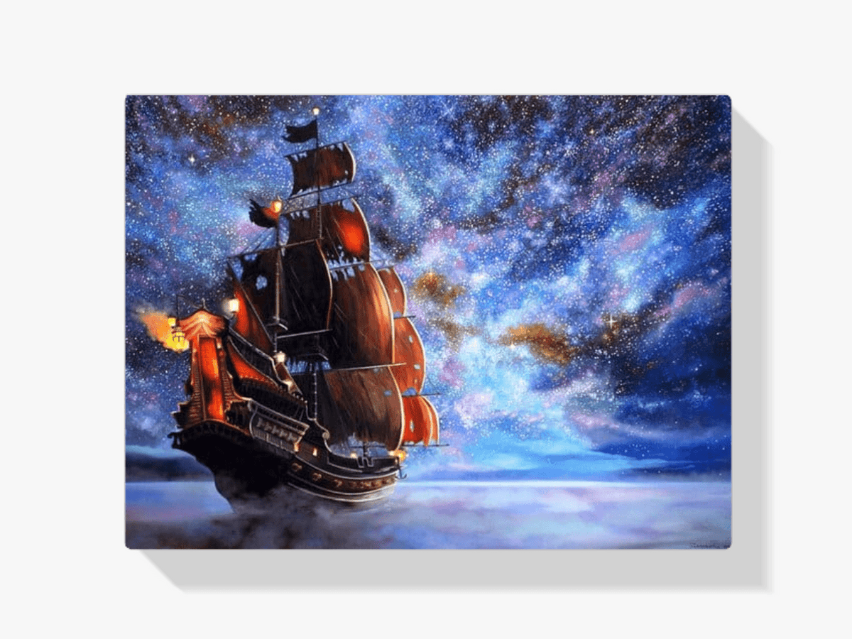 Diamond Painting Galaxie Segelboot - SEOS Shop ®