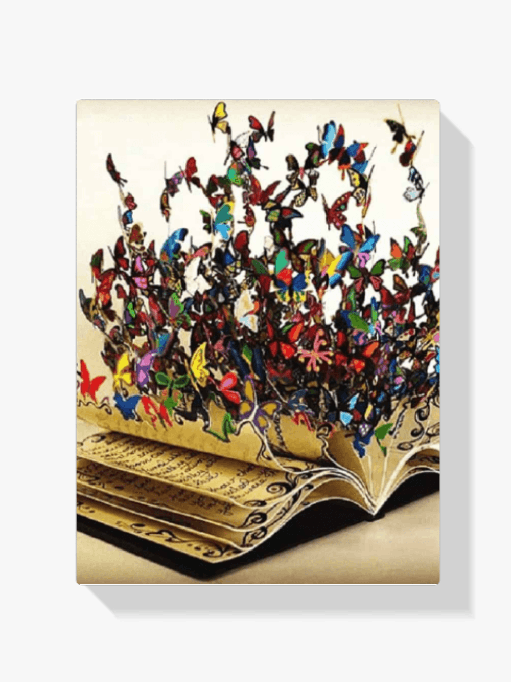 Diamond Painting Farbige Schmetterlinge in einem Buch – SEOS Shop ®