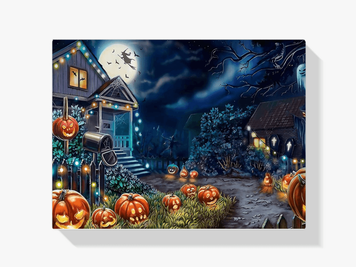 Diamantmalerei Halloween-Haus - SEOS Shop ®