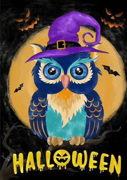 Diamantmalerei Halloween Eule - SEOS Shop ®