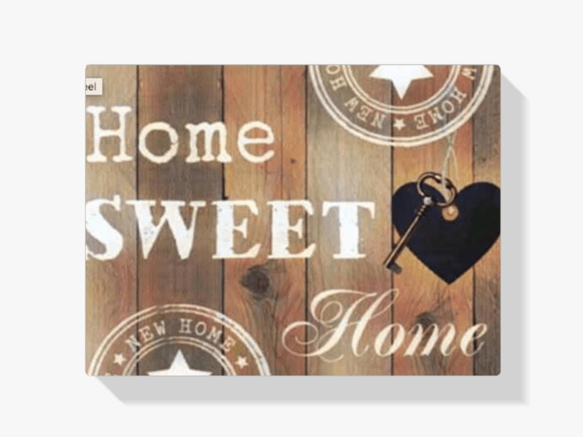 Diamantmalerei Home Sweet Home Klares Holz – SEOS Shop ®