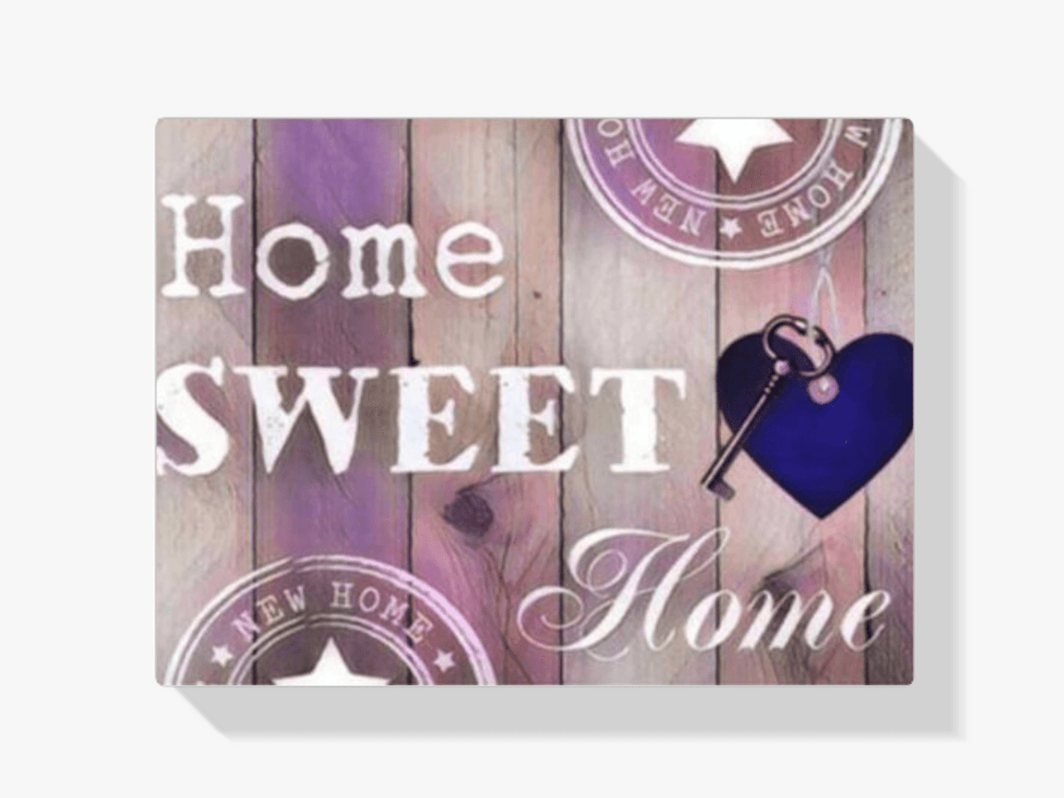 Diamantmalerei Home Sweet Home Hellrosa – SEOS Shop ®