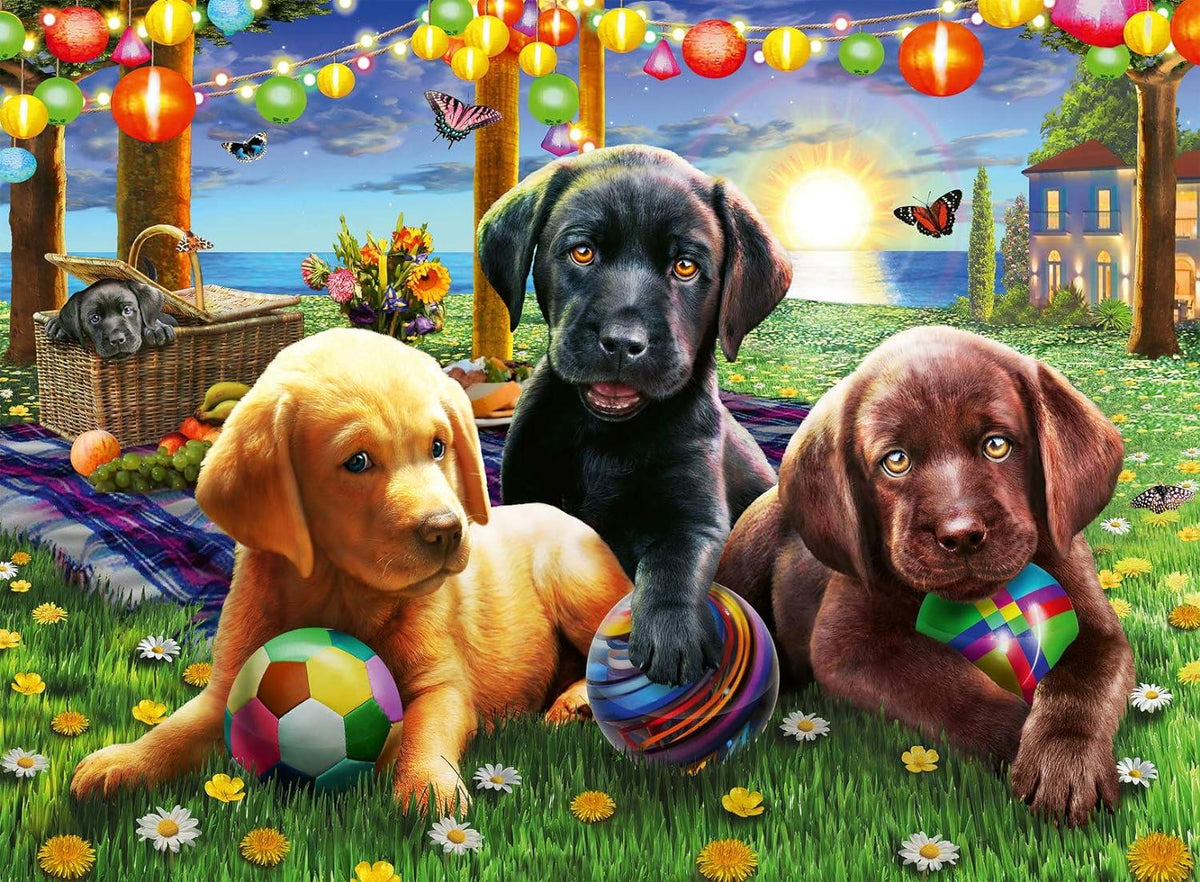 Diamond Painting Hunde spielen - SEOS Shop ®
