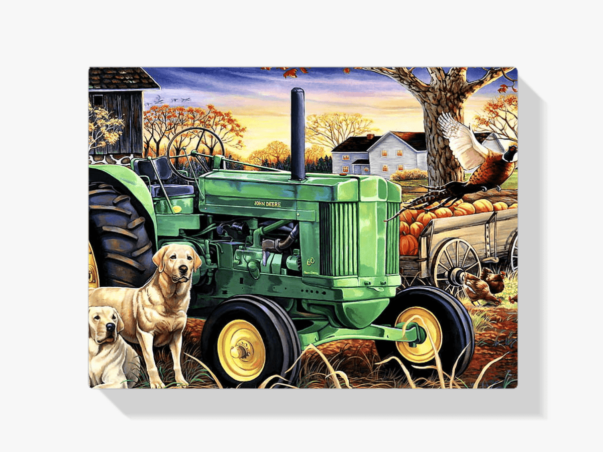 Diamantmalerei „Hunde auf dem Bauernhof“ - SEOS Shop ®