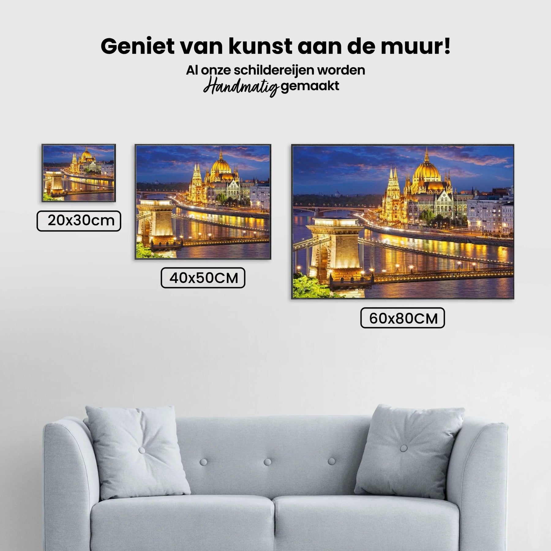 Diamond Painting Ungarische Stadt bei Nacht - SEOS Shop ®