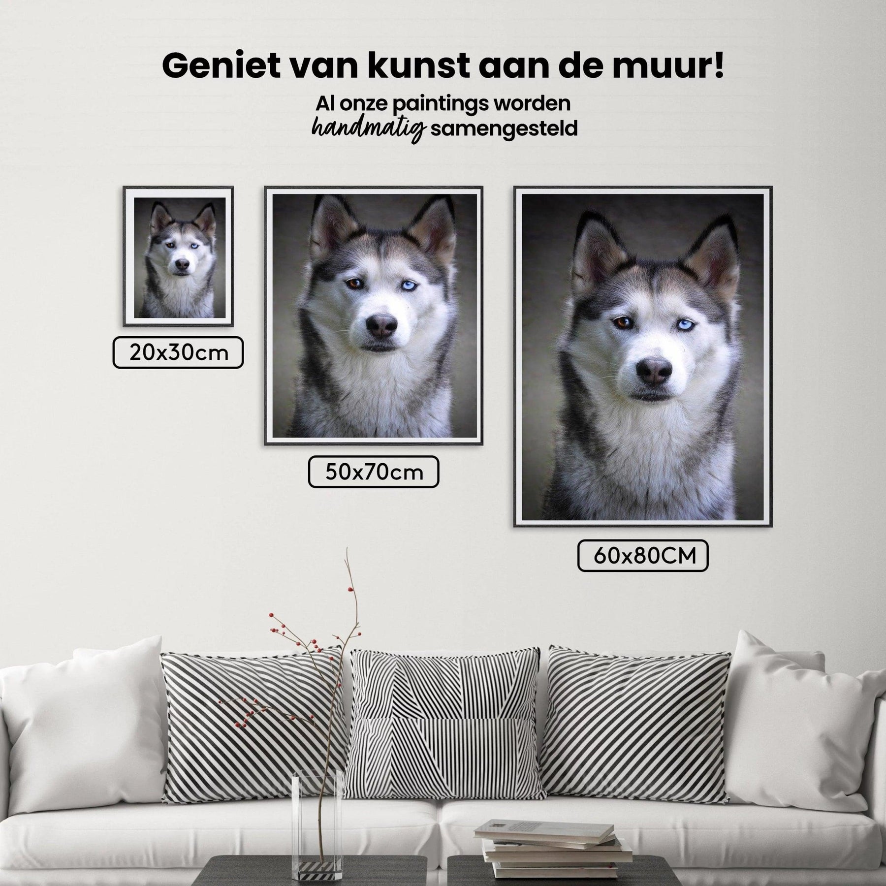 Diamond Painting Husky mit Hundeaugen - SEOS Shop ®