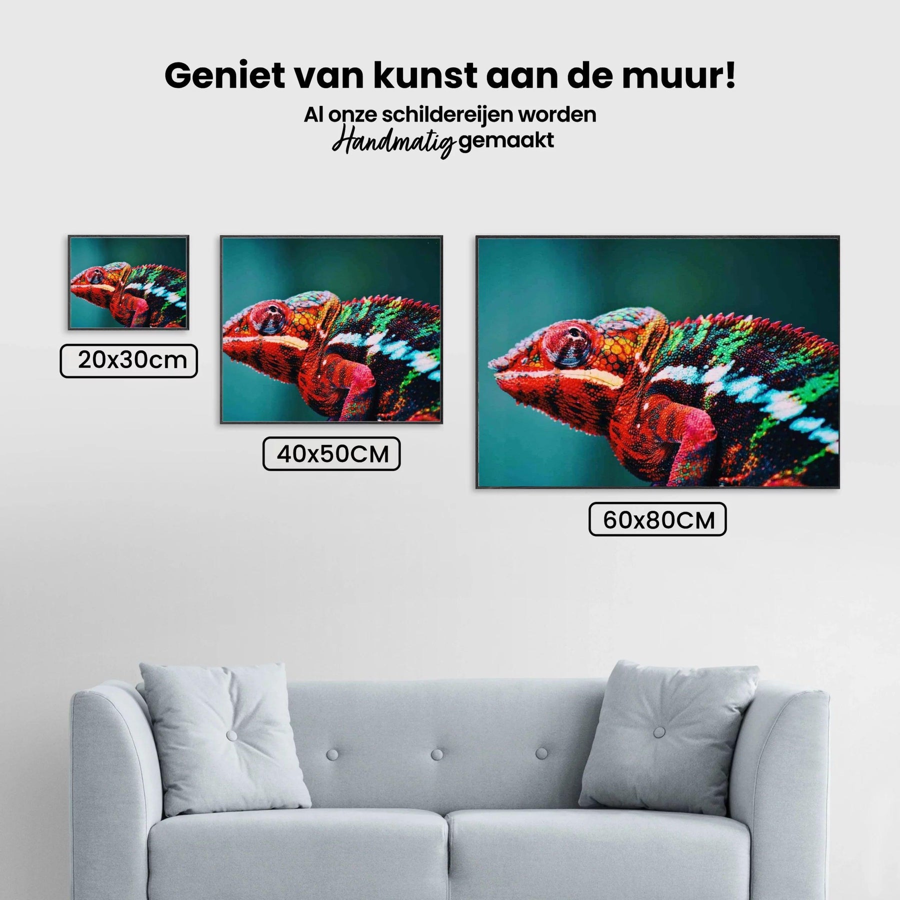 Diamond Painting Chamäleon 45x30 cm – SEOS Shop ®