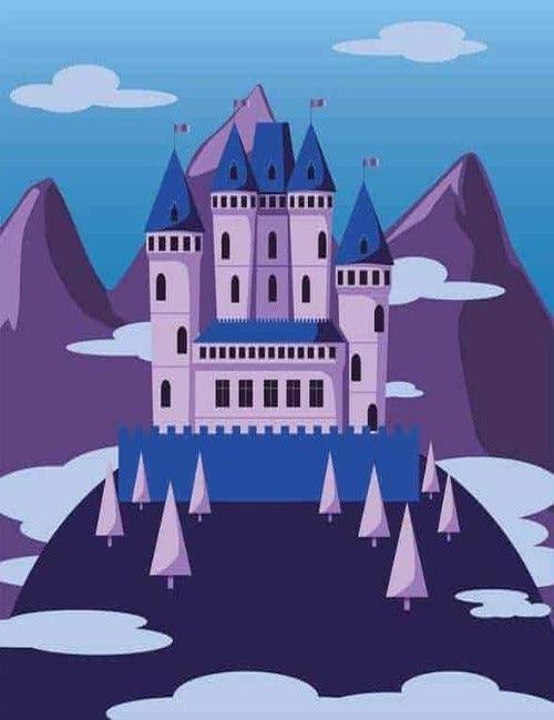 Diamantmalerei Schloss im Winter – SEOS Shop ®