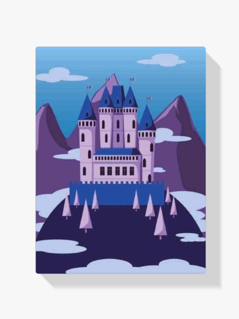 Diamantmalerei Schloss im Winter – SEOS Shop ®
