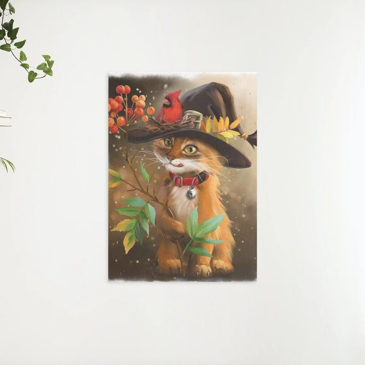 Diamantmalerei Katze mit Hut - SEOS Shop ®