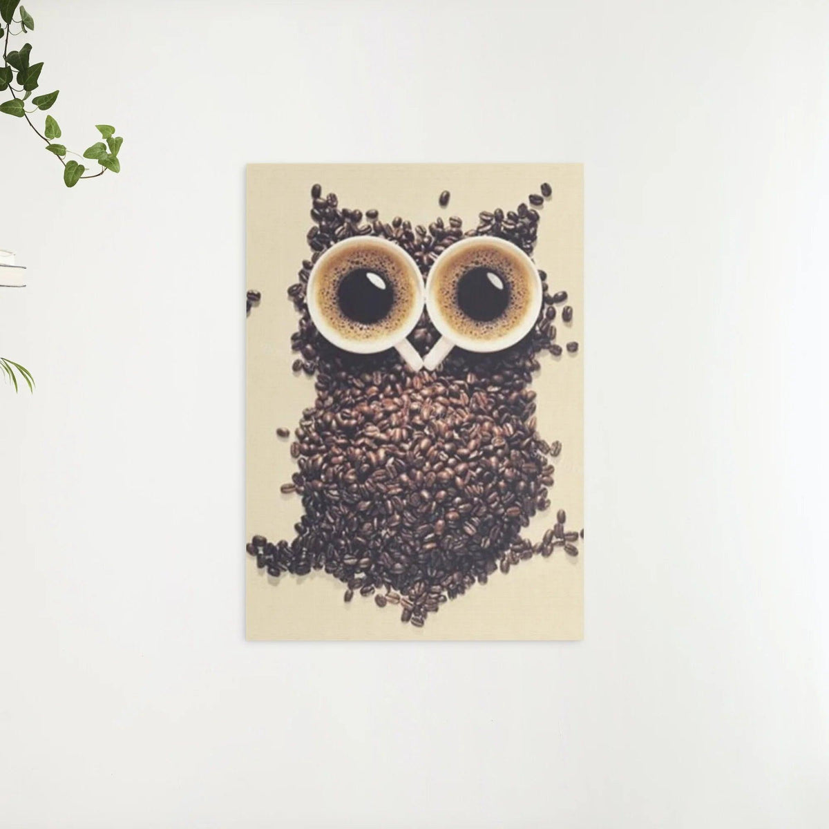 Diamantmalerei Kaffeebohnen-Eule - SEOS Shop ®