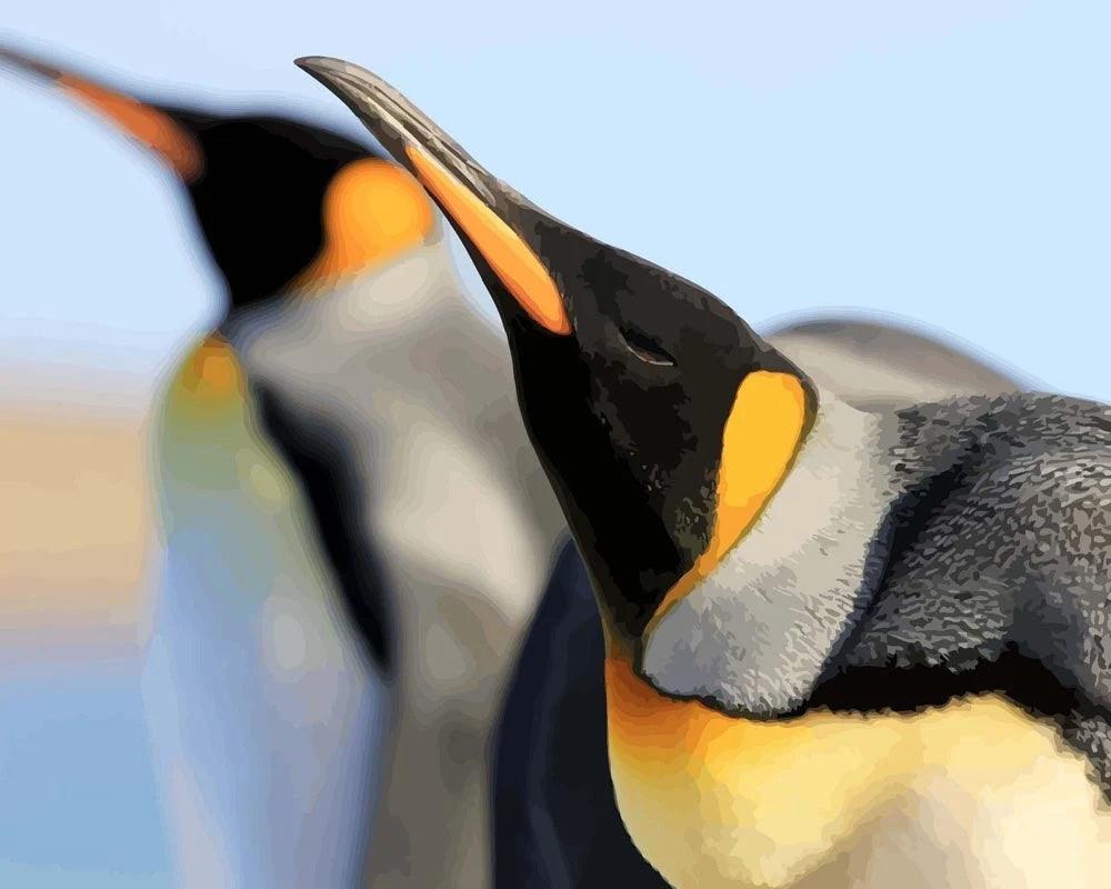 Diamantmalerei - Königspinguine - SEOS®