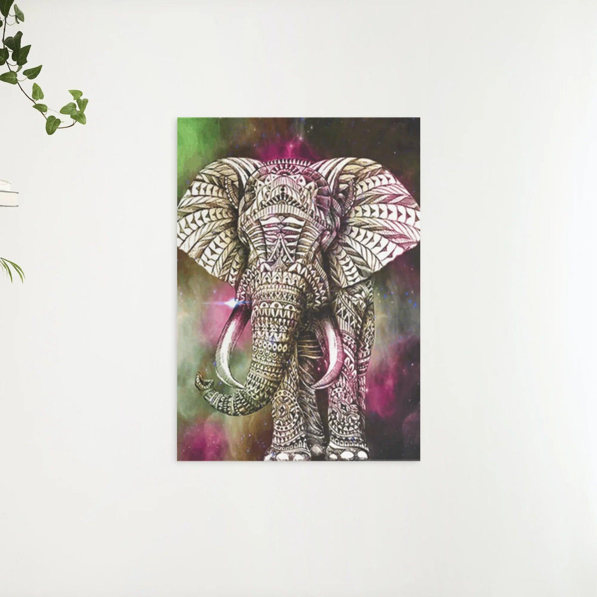 Diamond Painting Elefant Grün Pink - SEOS Shop ®