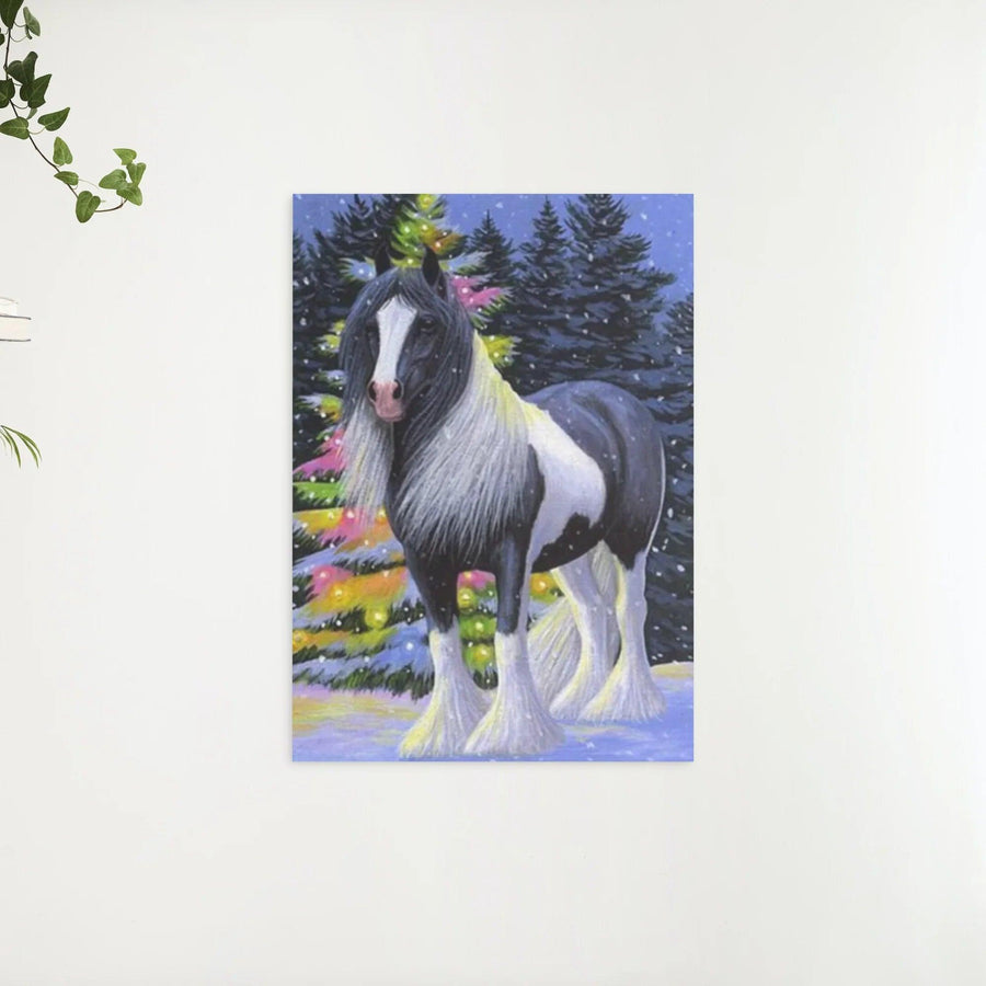 Diamantmalerei Pferd im Schnee - SEOS Shop ®