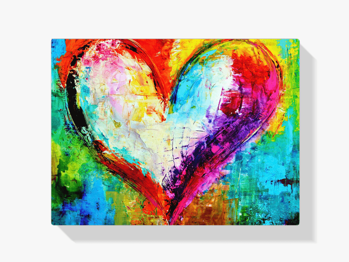 Diamond Painting Set Buntes Herz - SEOS Shop ®
