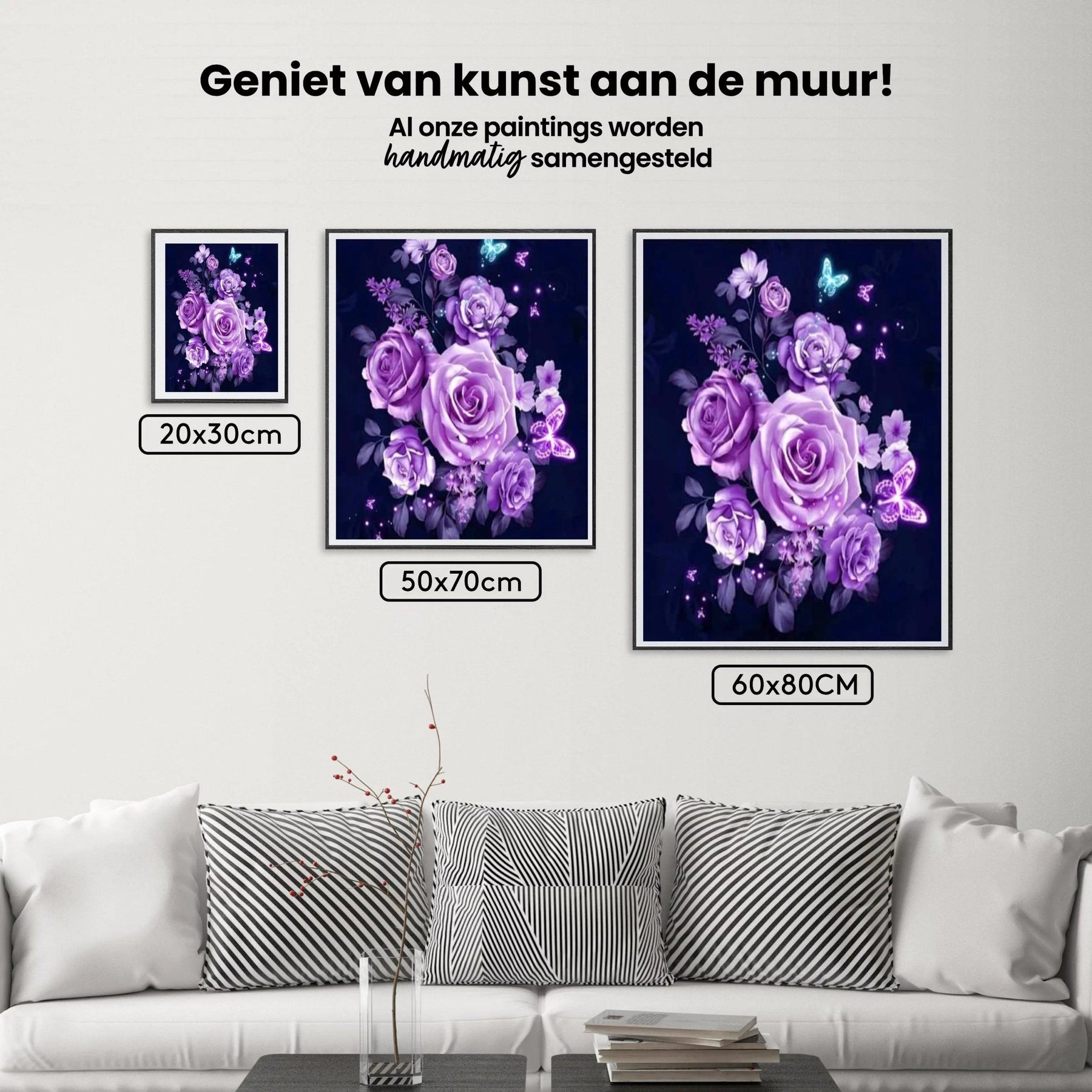 Diamant-Malset Lila Blumen - SEOS Shop ®