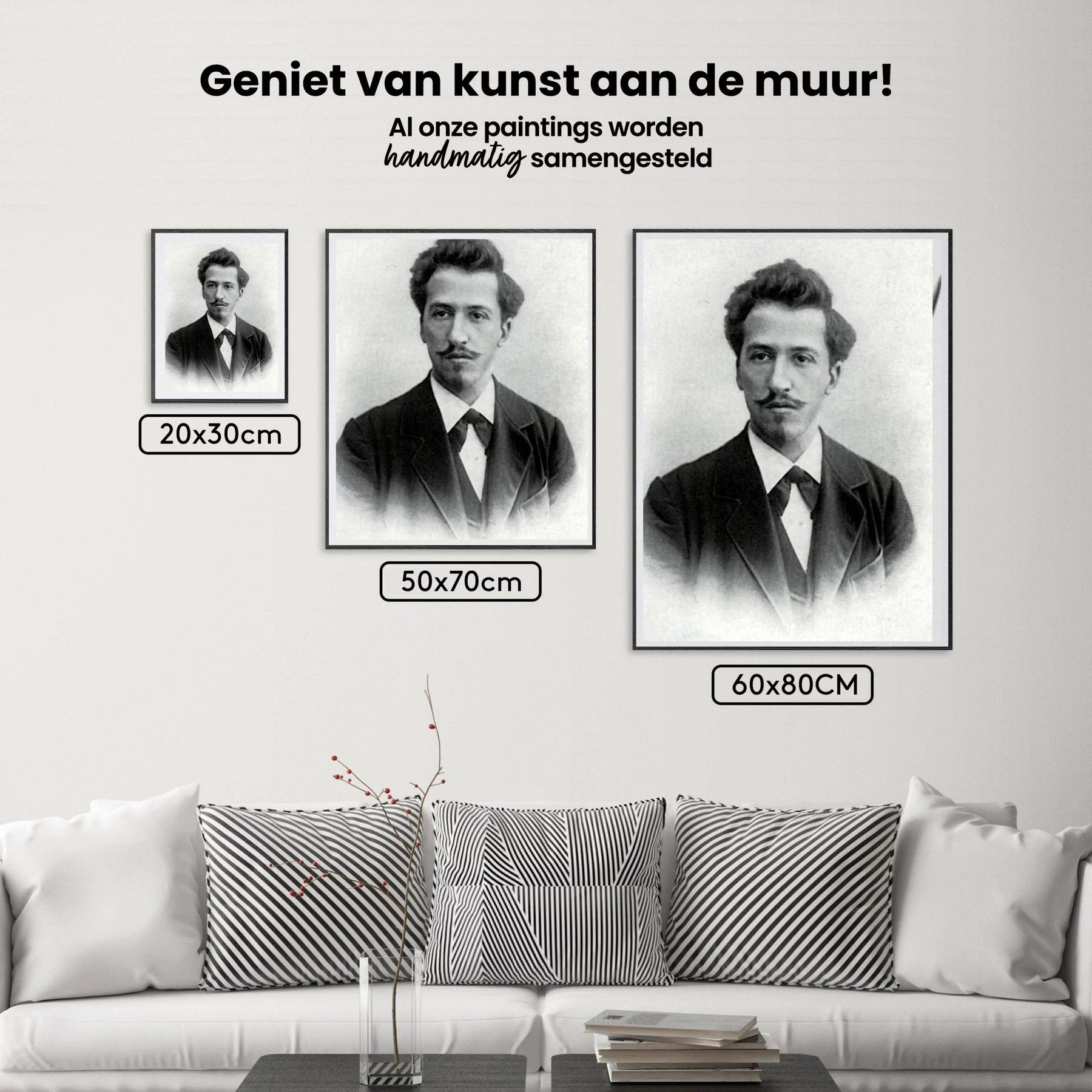 Diamantmalerei Porträt von Piet Mondrian - SEOS Shop ®