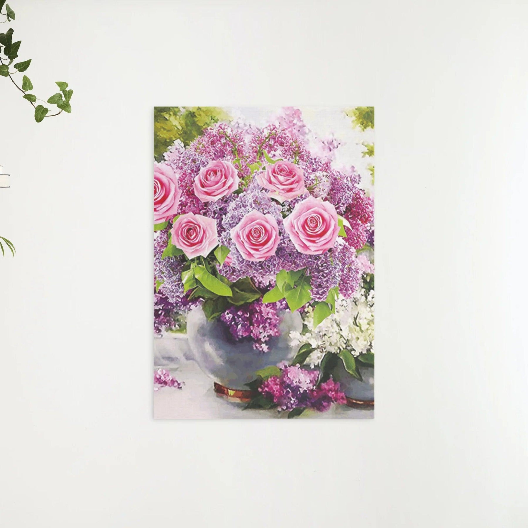Diamantmalerei Rosa Rosen in Vase - SEOS Shop ®