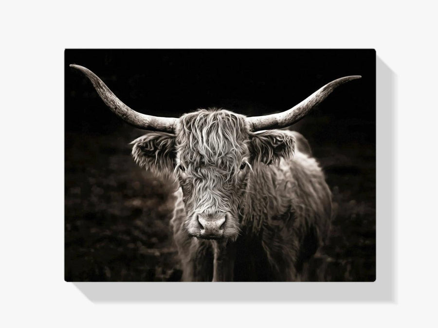 Diamond Painting Scottish Highlander - Scottish Highlander im Vintage-Stil - SEOS Shop ®