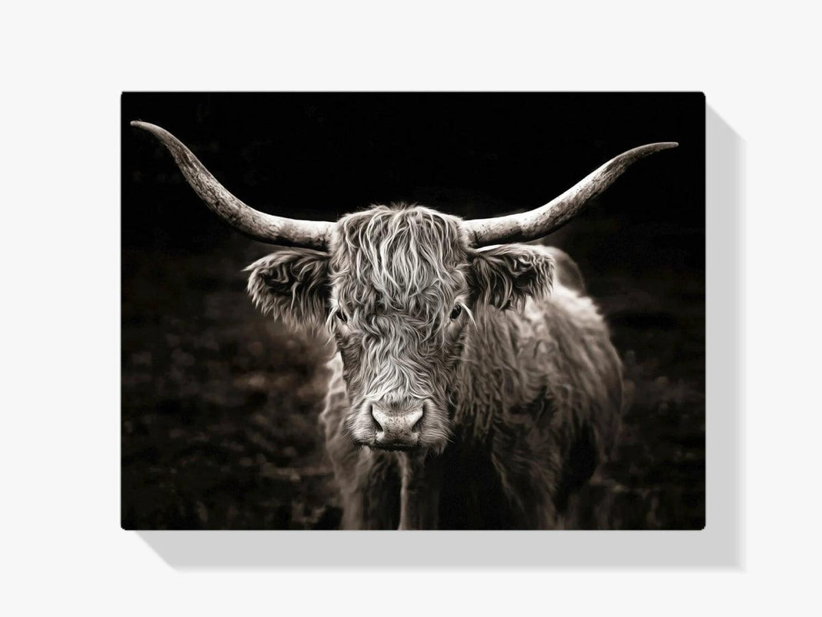 Diamond Painting Scottish Highlander - Scottish Highlander im Vintage-Stil - SEOS Shop ®