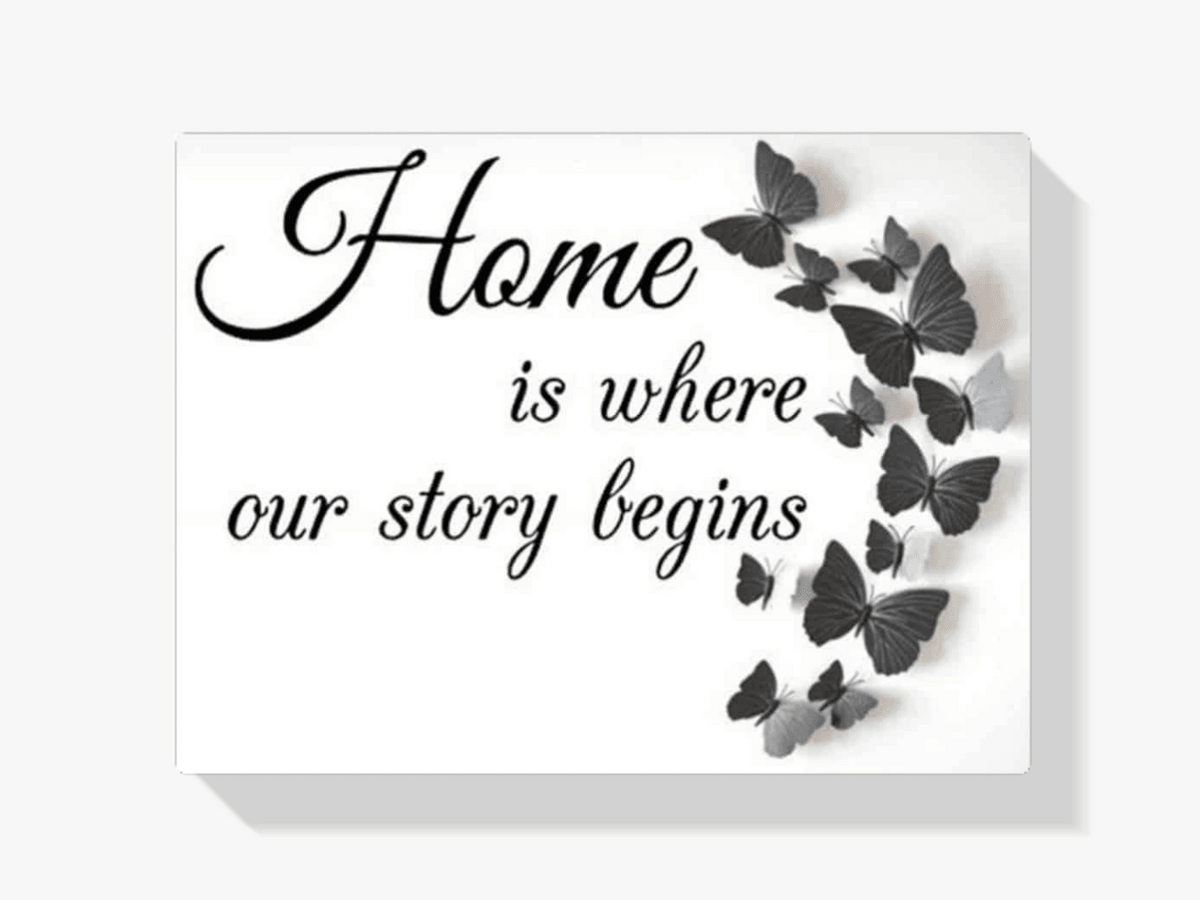 Diamond Painting Home ist der Ort, an dem unsere Geschichte beginnt – SEOS Shop ®