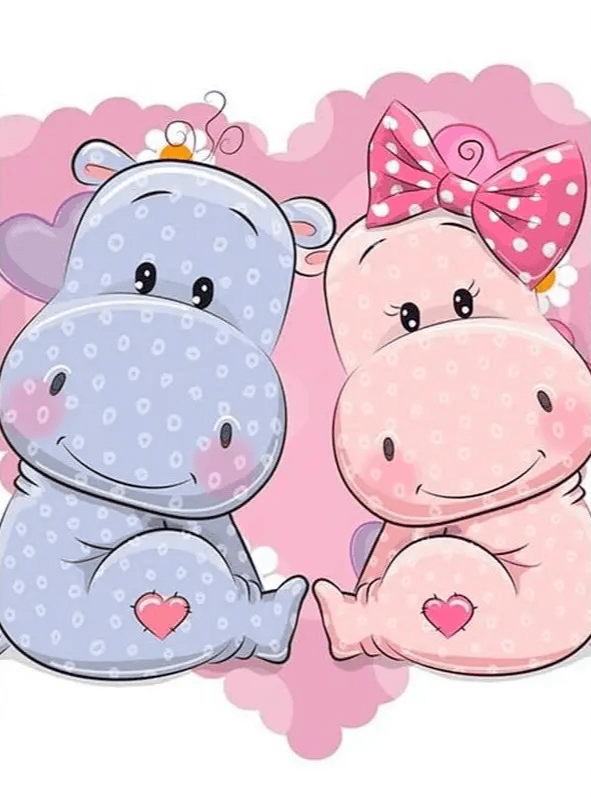 Diamond Painting Verliebte Kühe - SEOS Shop ®