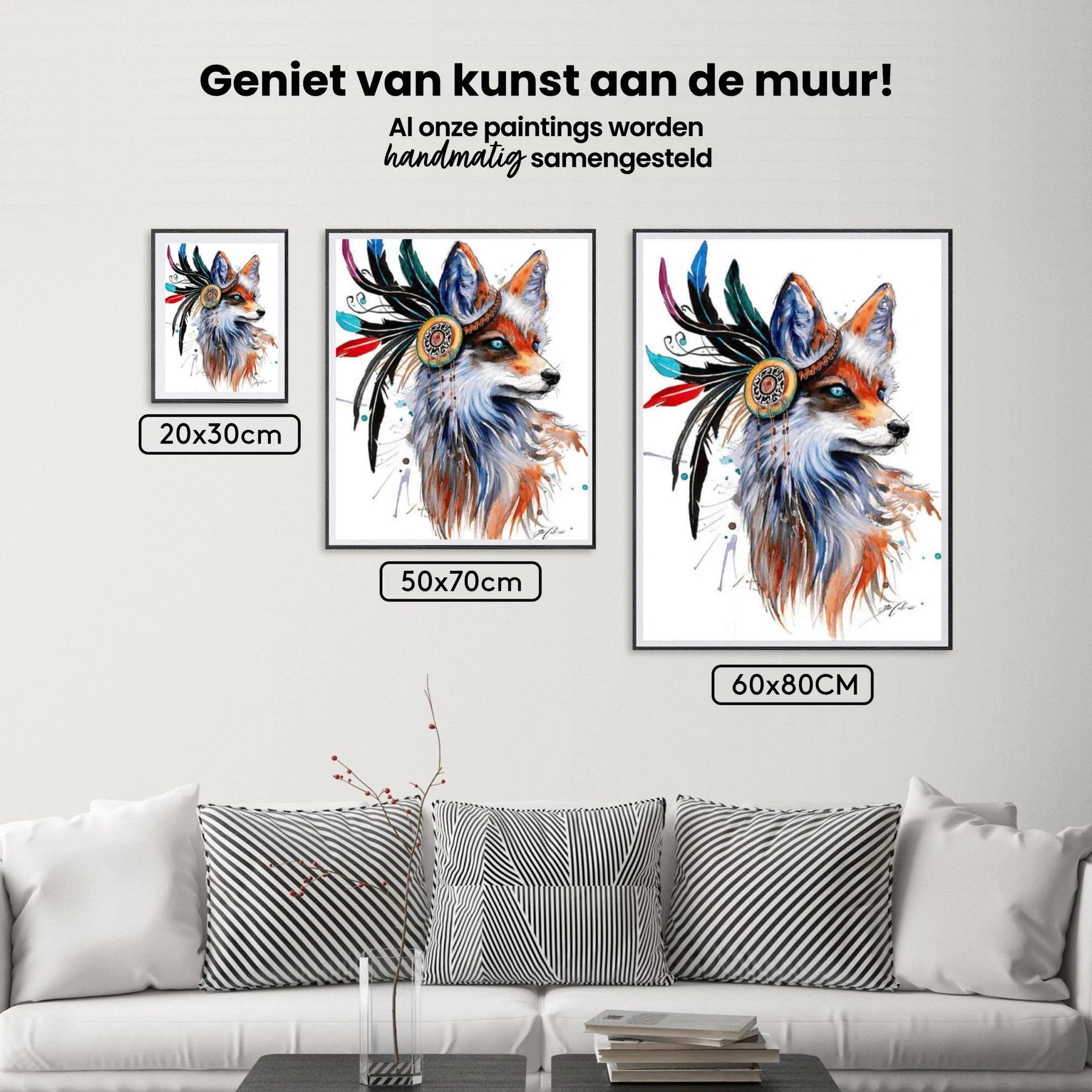 Diamond Painting Fuchs mit Federn - SEOS Shop ®