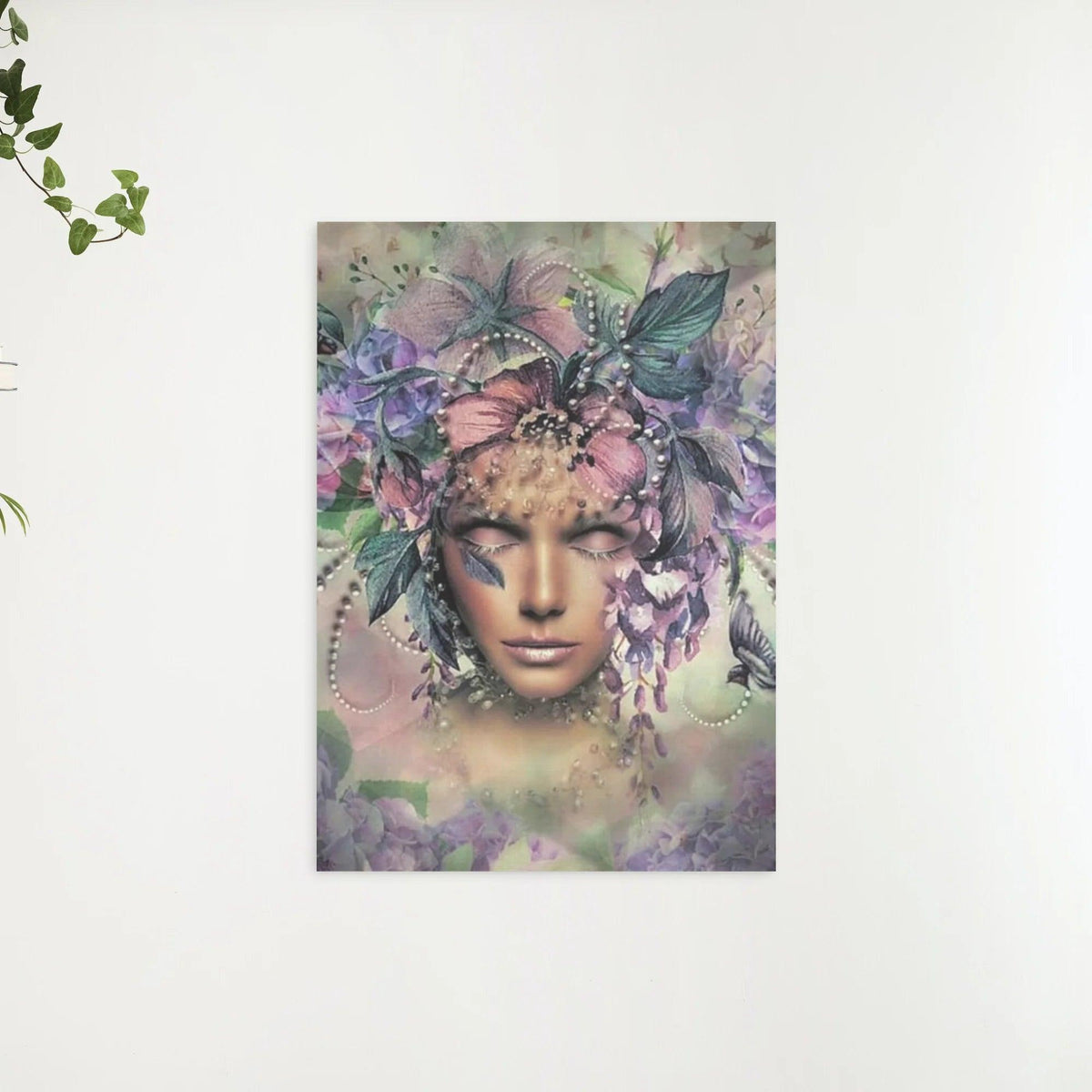 Diamond Painting Frauen mit Blume und Vogel - SEOS Shop ®