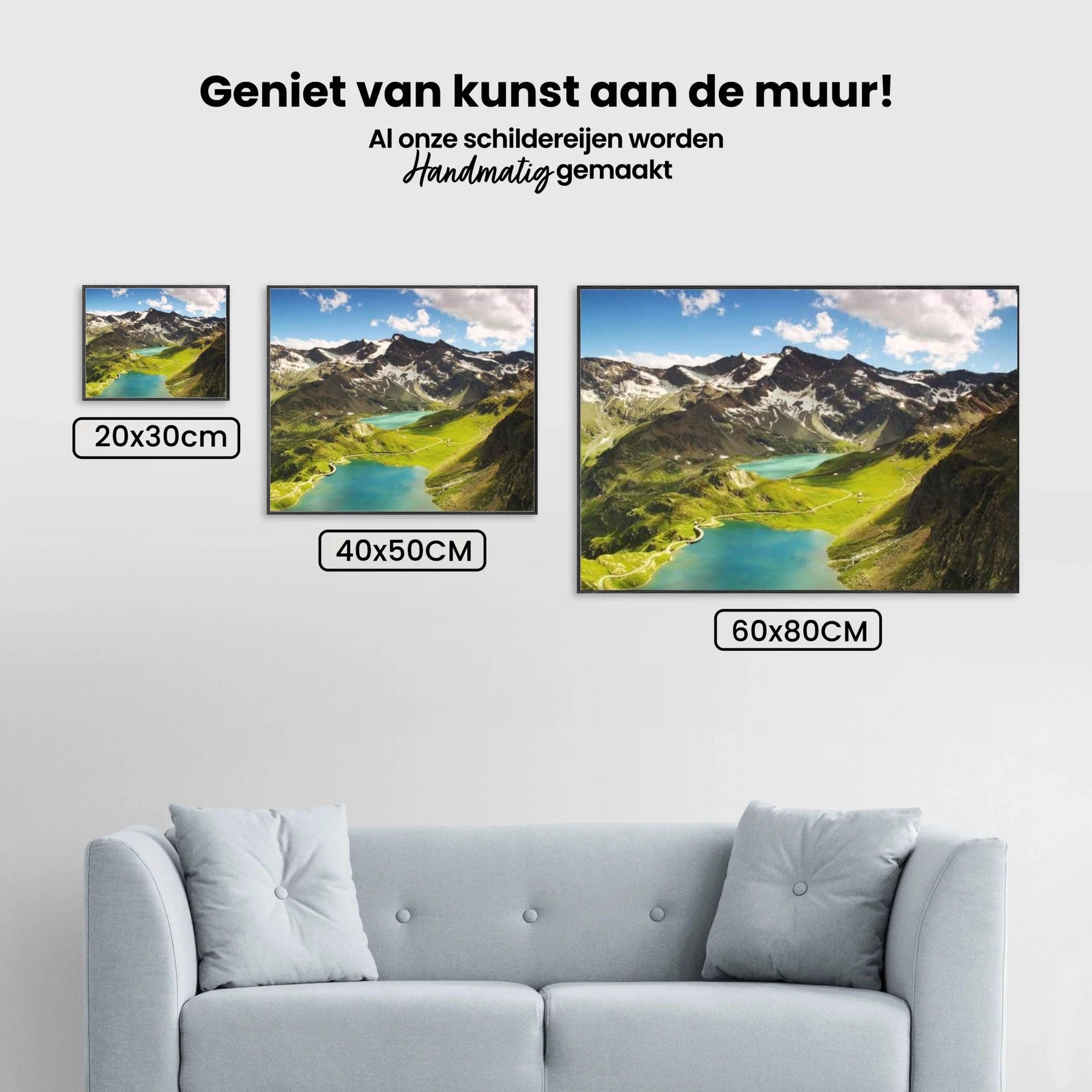 Diamantmalerei Wasser zwischen Bergen – SEOS Shop ®
