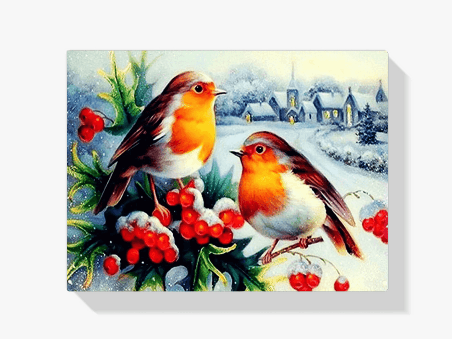 Diamantmalerei Wintervögel - SEOS Shop ®