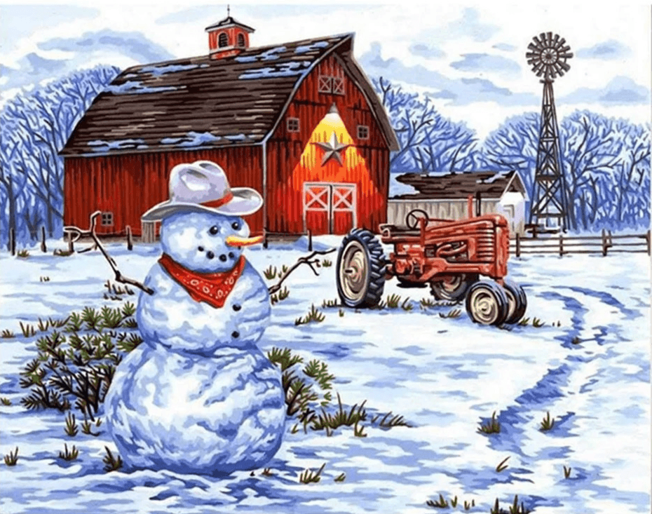 Diamantmalerei Winterfarm - SEOS Shop ®