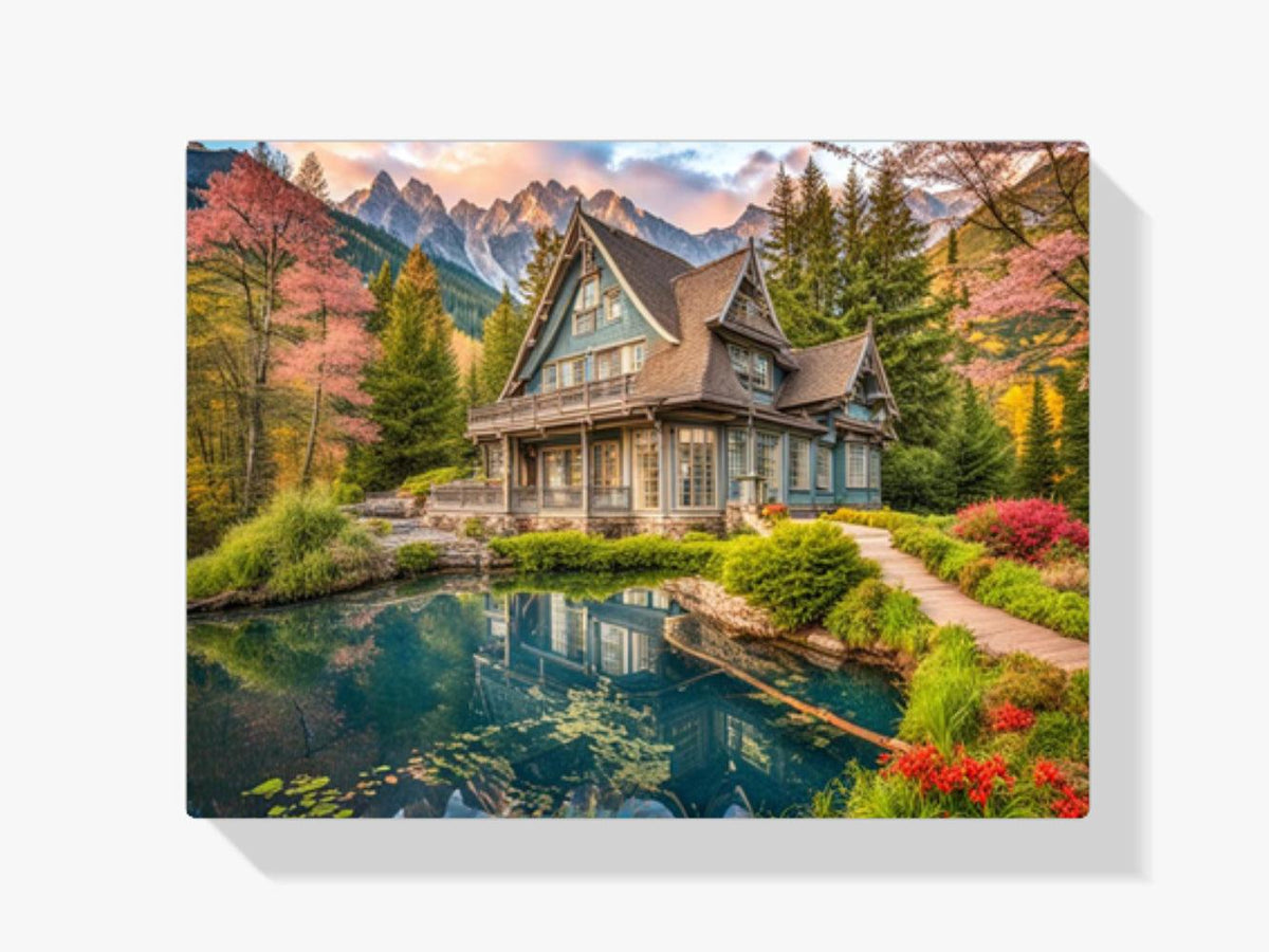 Diamantmalerei Sommerhaus am Wasser - SEOS Shop ®