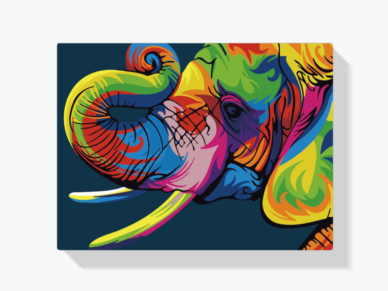 Diamantmalerei – Abstrakter Elefant – SEOS®