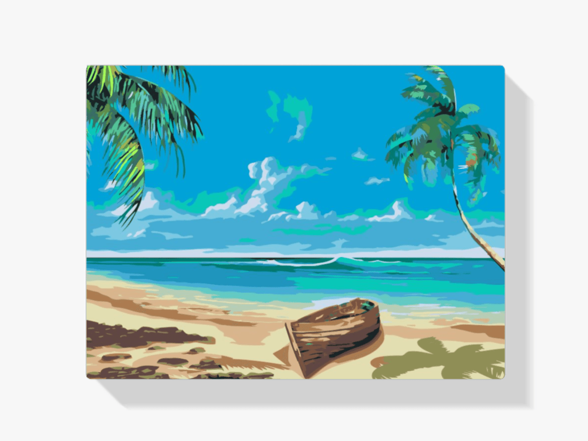 Diamantmalerei - Boot am Strand - SEOS Shop ®