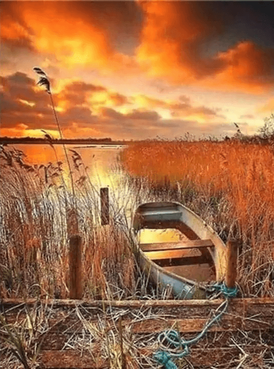 Diamantmalerei - Boot auf dem Wasser - SEOS Shop ®