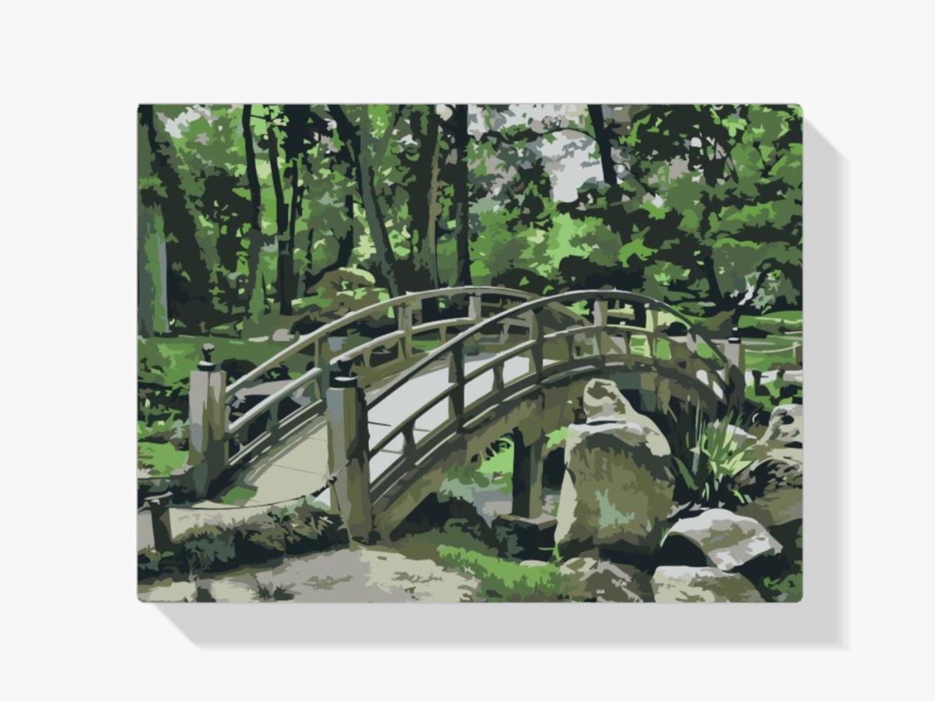 Diamond Painting - Brücke im Garten - SEOS Shop ®
