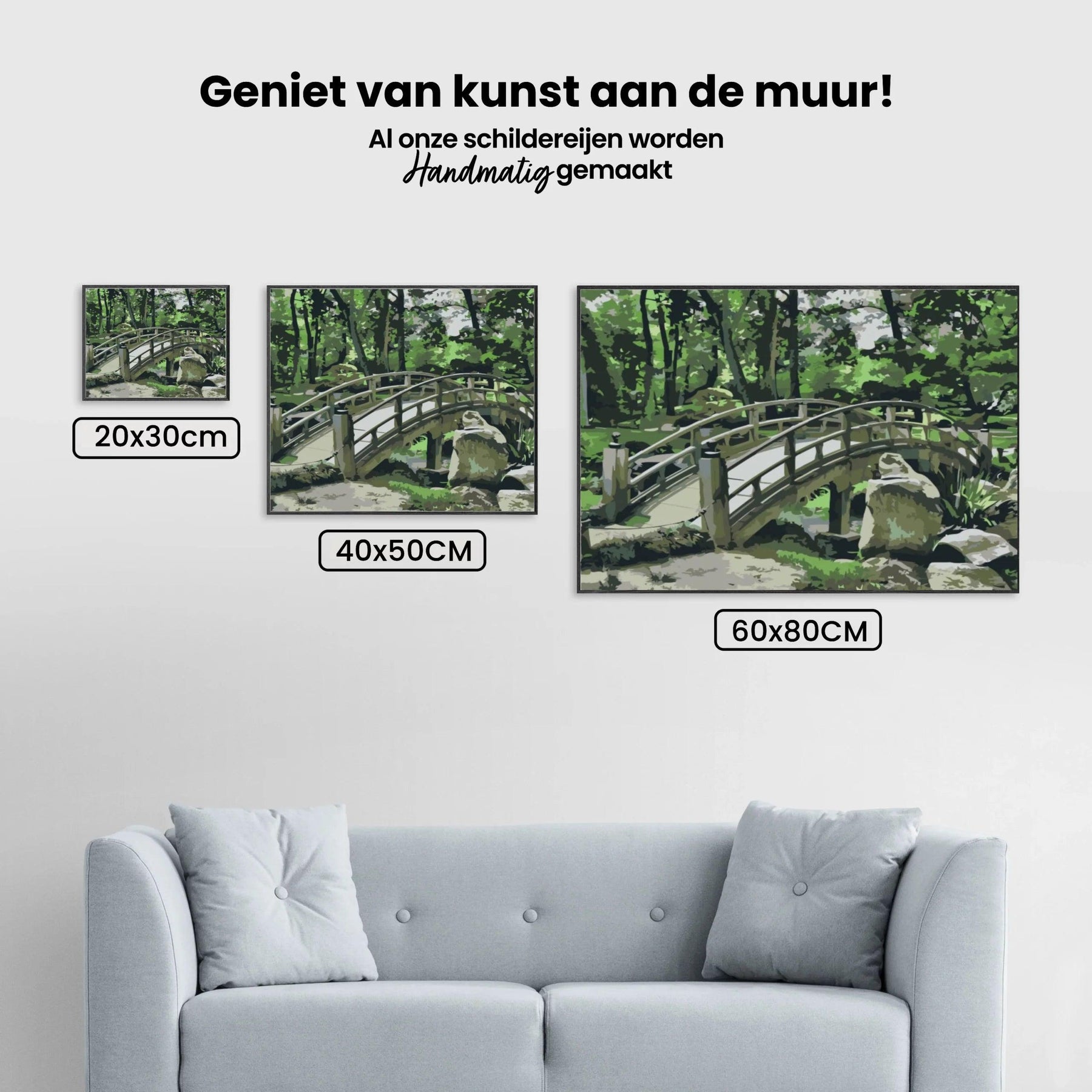 Diamond Painting - Brücke im Garten - SEOS Shop ®