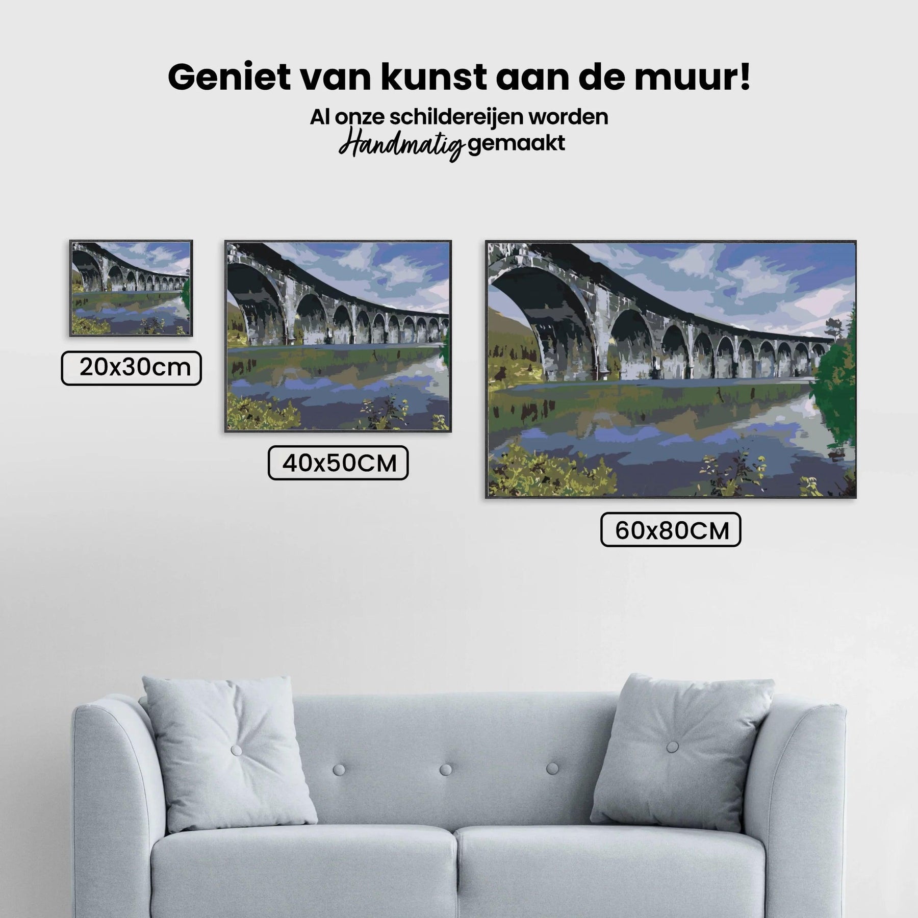 Diamantmalerei - Brücke über den See - SEOS Shop ®