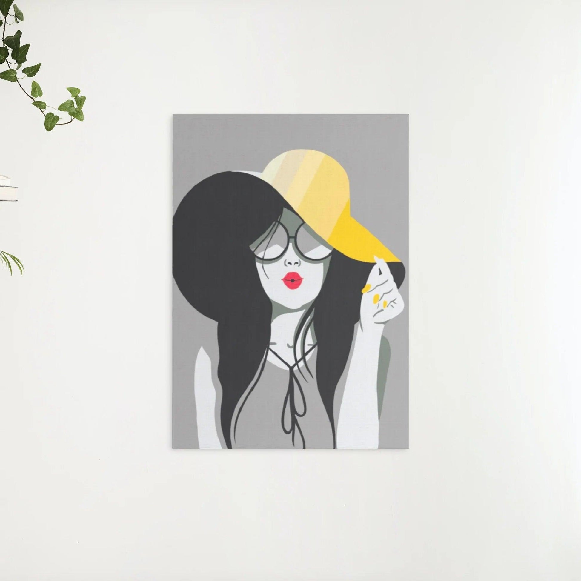 Diamond Painting - Die Dame mit dem gelben Hut - SEOS Shop ®