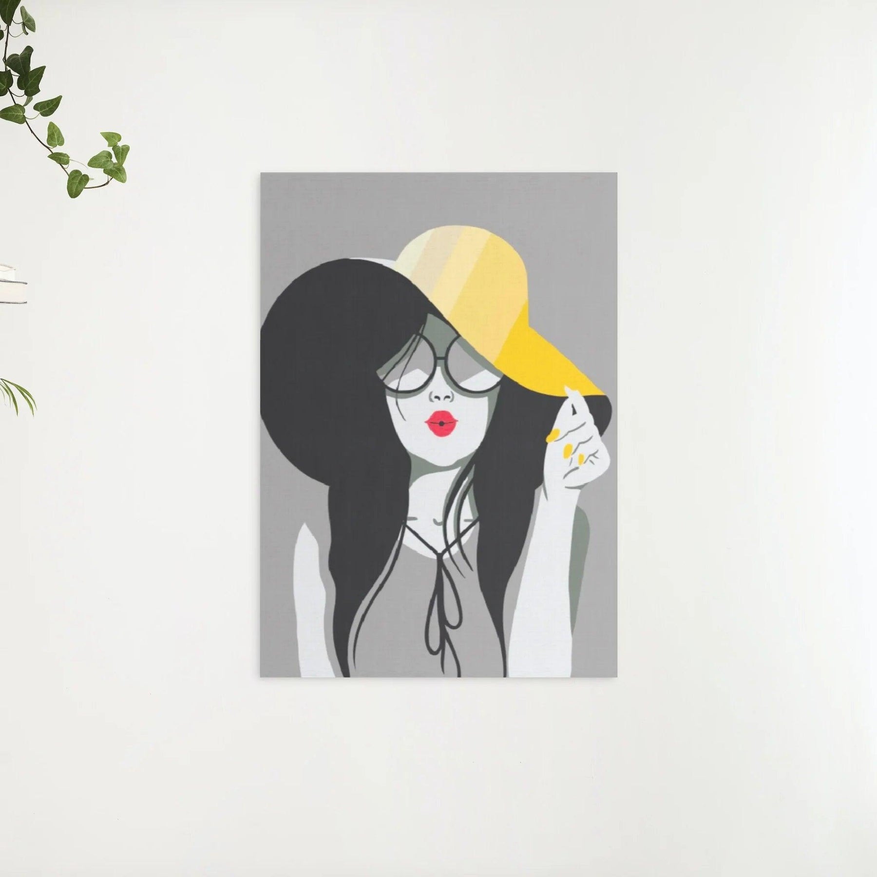 Diamond Painting - Die Dame mit dem gelben Hut - SEOS Shop ®